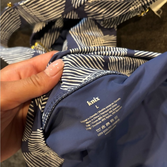 Knix Navy and White Bikini Set - Picture 3 of 4